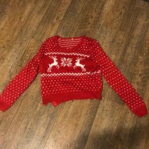 Cropped Christmas sweater